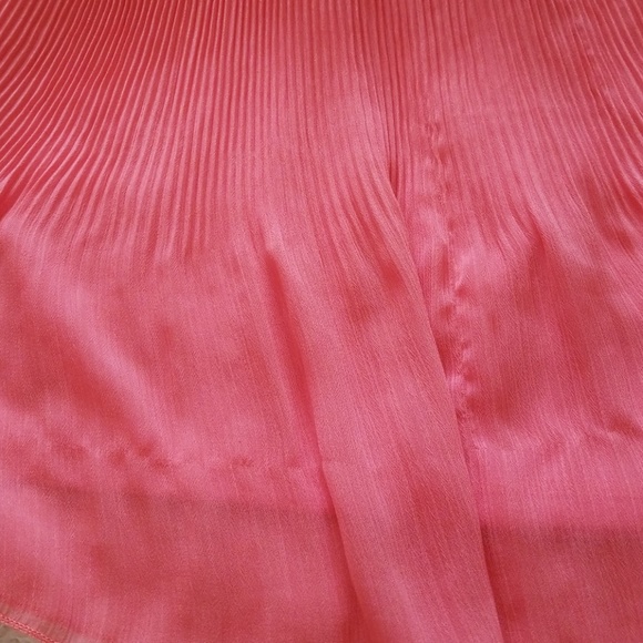 ⬇️ Zara peach/ pink/ coral Pleated skirt - Picture 7 of 8